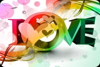 Celebrate Valentines Day Colorfully Stationery, Backgrounds