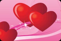 Beating Hearts And Valentines Stationery, Backgrounds