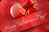 Beautiful Valentine's Day Greeting Stationery, Backgrounds