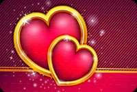 Love Valentines Hearts Stationery, Backgrounds