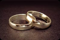 2 Silver Wedding Rings 