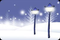 Glow Of Lamp Posts Stationery, Backgrounds